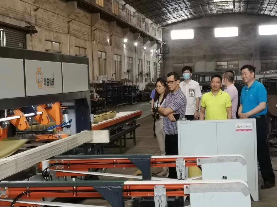 中国有色金属加工工业协会领导莅临帝益机械参观调研